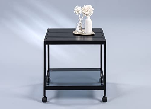 Table basse TAGO noire 50x50x50 cm M2 Kollektion pour optimiser un petit salon - 6