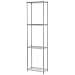 Akro-Mils AWS861224SU 4-Shelf Wire Shelving Starter Unit, 12" x 24" x 86", Chrome
