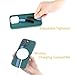 TFY Elastic Phone Strap, Universal Slim Hand Finger Grip, Non-slip Cell Phone Holder, fit Most Smartphones Case - 2 Pieces (Blue)