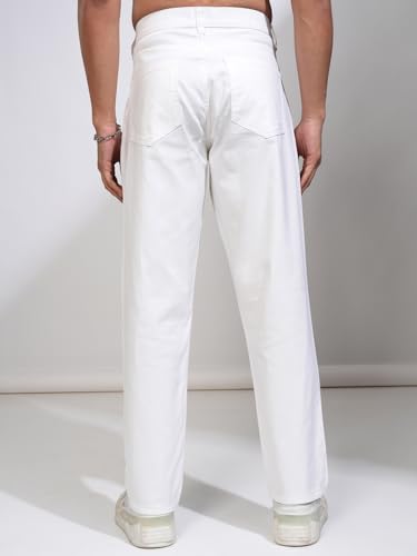 Image of Highlander Men's Casual Trousers| Relaxed Fit | Perfect for Casual Outings,Travel & Work Wear