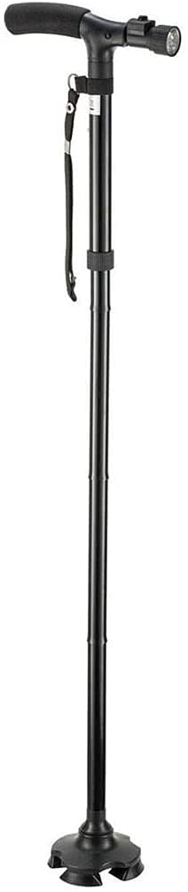 MAGIC CANE - ULTIMATE, Lightweight Aluminum Folding Walking Cane, Adjustable Folding & Extendable Walking Stick with LED Lights, Adjustable Smart Easy Walking Stick