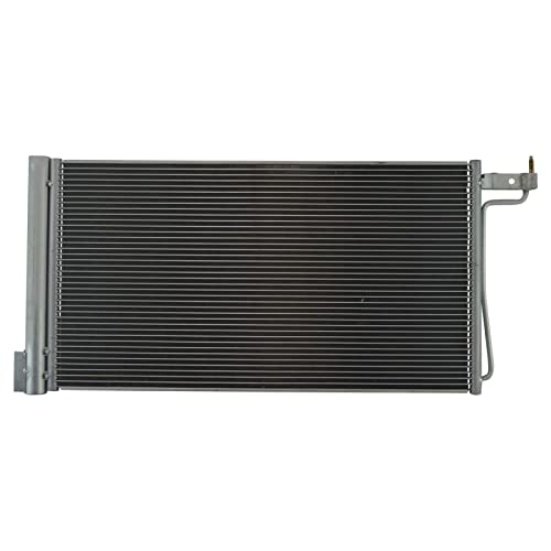 Image of TRQ A /C Condenser and Receiver Drier Assembly Compatible with 2012-14 Ford Focus L4 2.0L Naturally Aspirated