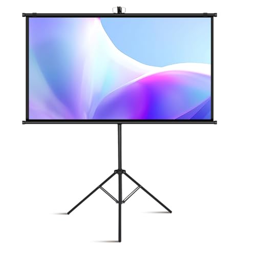 Pantalla portátil para proyector con trípode 72 pulgadas 4:3