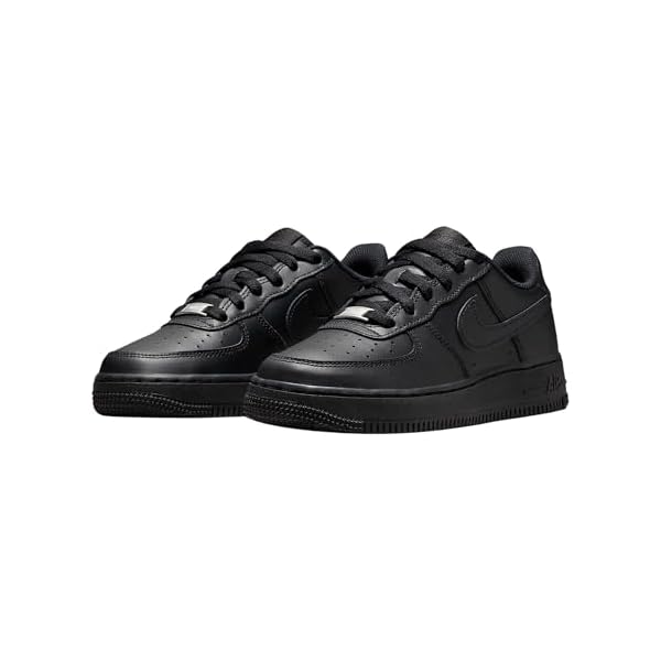 Nike Air Force 1 LE Big Kids' Shoes (FV5951-001, Black/Black-Black-Black) Size 1.5
