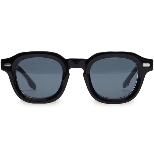 NEUTRA Premium UV400 Polarized Sunglasses- Shape Memory Acetate Frames, Scratch-Resistant Lenses,Flexible Spring Hinge