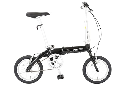 「組立動画あり」【スピードワールド】折りたたみ自転車 軽量 10kg以下 自転車 アルミフレーム 14インチ ミニベロ 本体重量8.7kg 前後V型ブレーキ 超軽量 コンパクト 旅行 持ち運び 通勤 通学 ハンドル・サドル高さ調整可能 男女兼用 素早く折畳