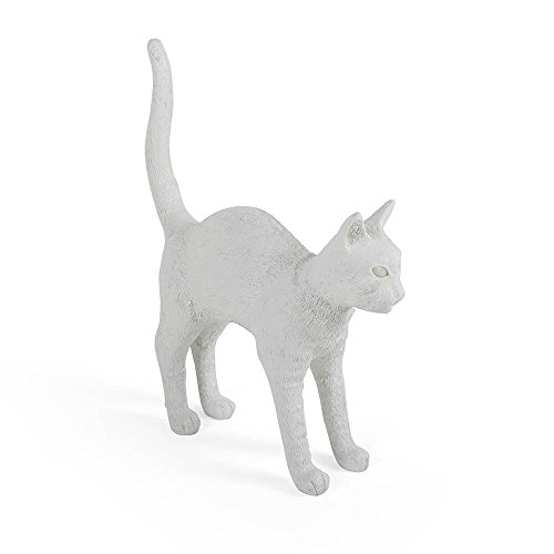 Seletti Jobby The Cat Lamp White lampe de table en forme de chat blanche