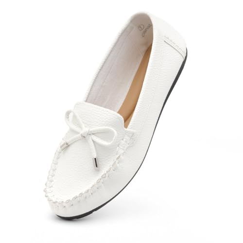 Image of Herstyle Loafers for Women - Slip-On Business Flats Shoes | Dressy Casual Walking Flats with Memory Foam Insole | Lightweight & Comfortable Moccasins for Office & Travel