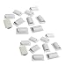 D-Line CTCLIP20PK Fermacavi Adesivi, Clip Fermacavi, Fermacavi Scrivaniam - 20x Clip Per Cavi - Bianco