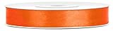 satin orange Das Schleifenband in Farbe Orange kann auch als Deko für Luftballons, um Luftballon zuzuknoten, oder als Dekoration für Blumenstrauß, um Blumen zu binden, verwendet