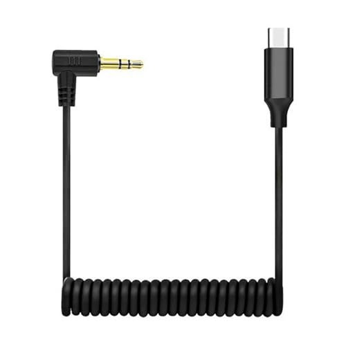 Homirty Câble Adaptateur Microphone 3,5 mm TRS USB-C/Type-C