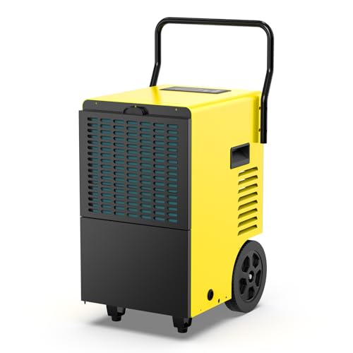 DAHTEC Deshumidificador Eléctrico Profesional (50 L/24h máx.) - Depósito de Gran Capacidad 7L con Drenaje Continuo - Ideal para Viviendas, Bodegas y Espacios de Hasta 150 m²/380 m³ DAHTEC Deshumidificador Eléctrico Profesional (50 L/24h máx.) - Depósito de Gran Capacidad 7L con Drenaje Continuo - Ideal para Viviendas, Bodegas y Espacios de Hasta 150 m²/380 m³