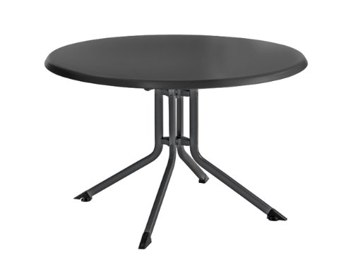 Kettler 0307016-7000 Klapptisch Aluminium-Kettalux, rund 100 cm Ø, eisengrau