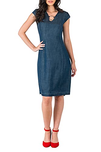 princess polly baby blue dress Plus Size Women's Denim Dresses