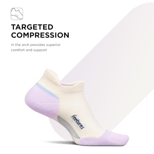 Image of Feetures Elite Max Cushion No Show Tab - Running Socks for Men & Women, Athletic Compression Socks, Moisture Wicking