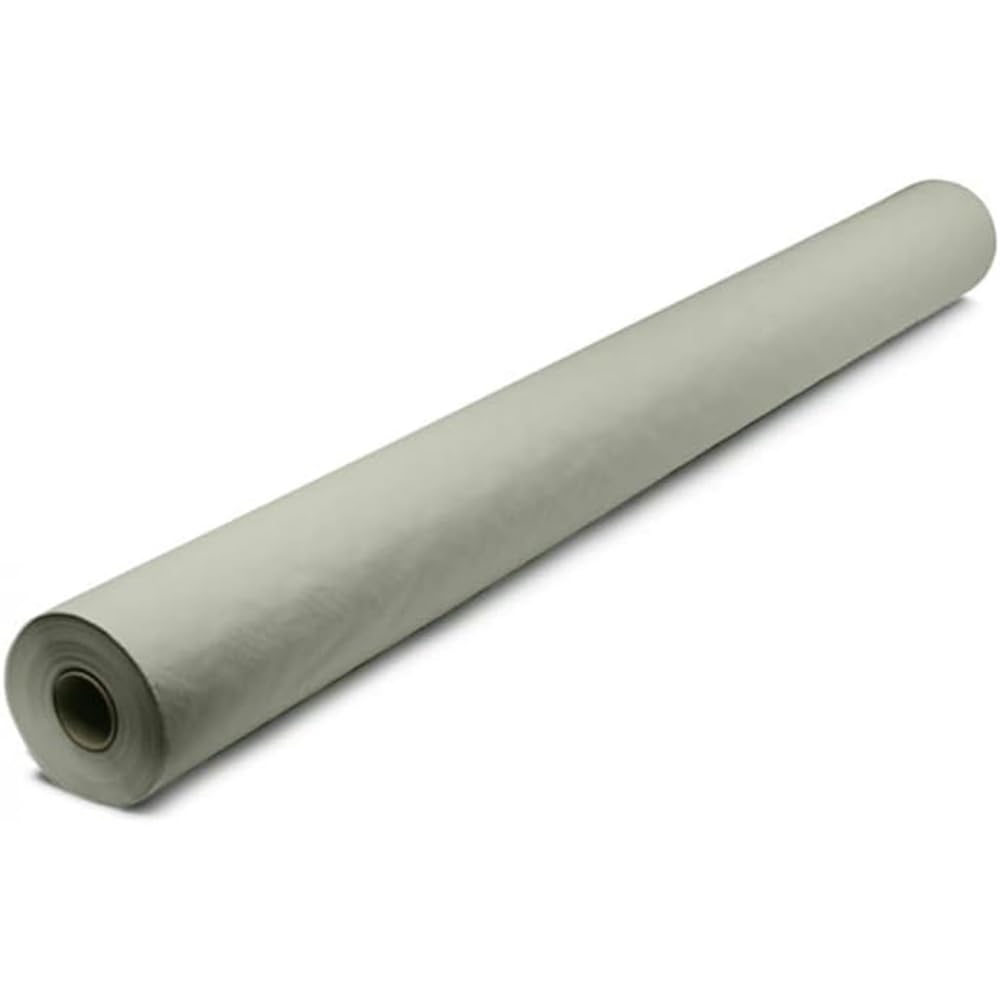 Venuscello Paper Banquet Roll 5m x 1.14m Silver Banqueting Table Cloth Cover — image 1