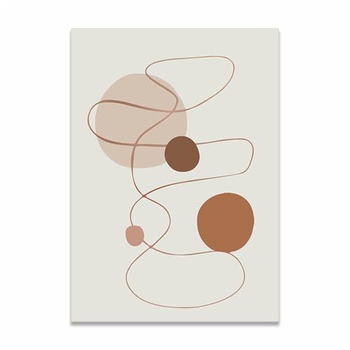 Lignes géométriques aux couleurs chaudes pour habiller un mur vide - 5