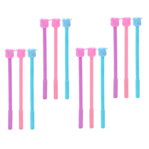 Set de 12 bolígrafos gel de tinta azul Aqua 0.5 mm