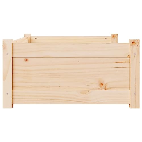 vidaXL Hundebett 75,5x55,5x28cm Kiefer Massivholz