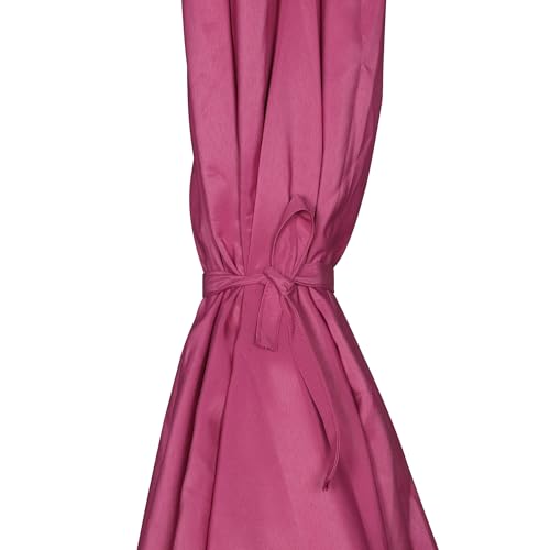 Image of Blissun 7.5 ft Patio Umbrella, Yard Umbrella, Outdoor Market Umbrella with Push Button Tilt Crank, Fuchsia