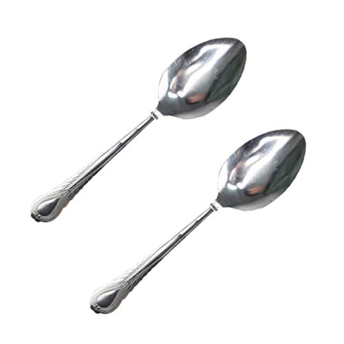 Toyvian 2pcs Magic Bending Spoon Magic Tricks Close Up Magic Gimmicks Magic Props for Kids and Adults