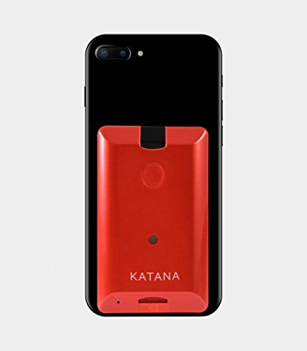 Katana Safety Arc: The Personal Security System That Attaches Directly to Your Smartphone. Includes 1 Free Month of the 24/7 Katana Response Center Service. (Ruby Red)