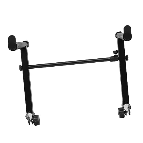 Toyvian Digital Piano Stand Two Tier Keyboard Rack Removable Storage Easy to Use Keyboard Bracket Random Style