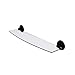 Allied Brass MC-33/24 Monte Carlo Collection 24 Inch Glass Shelf, Matte Black