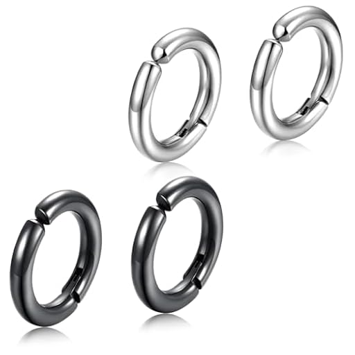 XENQITO 2 Pares Falsos Pendientes clip de piercing Acero Inoxidable Hombre Pendientes Clip Pendiente Mujer Pendientes Sin Agujero Pendiente Unisex mujeres pendientes para hombre 10mm | Ya disponible en tu tienda friki favorita! En mundofriki.es! XENQITO 2 Pares Falsos Pendientes clip de piercing Acero Inoxidable Hombre Pendientes Clip Pendiente Mujer Pendientes Sin Agujero Pendiente Unisex mujeres pendientes para hombre 10mm | Ya disponible en tu tienda friki favorita! En mundofriki.es!