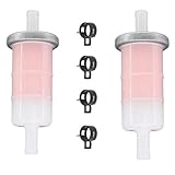 Kurihina Compatible with Two Pack Fuel Filter Replaces for Kawasaki FD501V FD590V FD611V FD620D