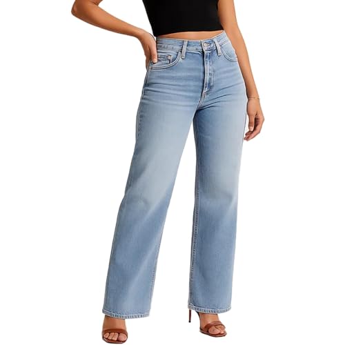 Valvari Jeans, Val Vari BBL Mid-Low Rise Stretch Jeans Plus Size Sweatpant Tummy Control Baggy Straight Leg