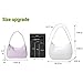 CYHTWSDJ Shoulder Bags for Women, Cute Hobo Tote Handbag Mini Clutch Purse with Zipper Closure (Crocodile&white)