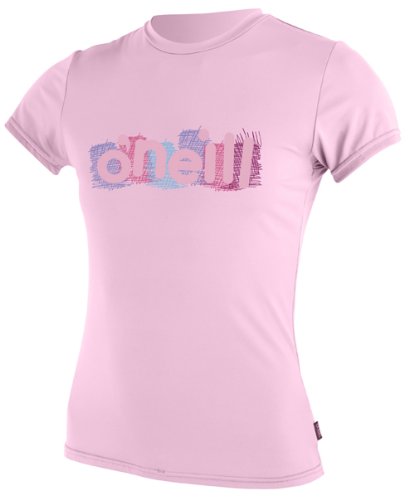 Image of O'Neill Wetsuits Girls Skins Short Sleeve Rash Tee