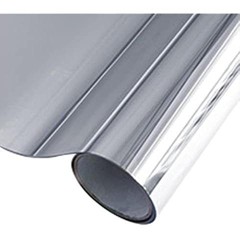cuiyoush Glass Film Professional Durable Glass Film Privacy Protection Eco-friendly Silver 30 * 100cm Cover