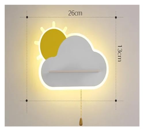 Lampe murale nuage de qualité supérieure avec cadre LED design pour chambre - 3