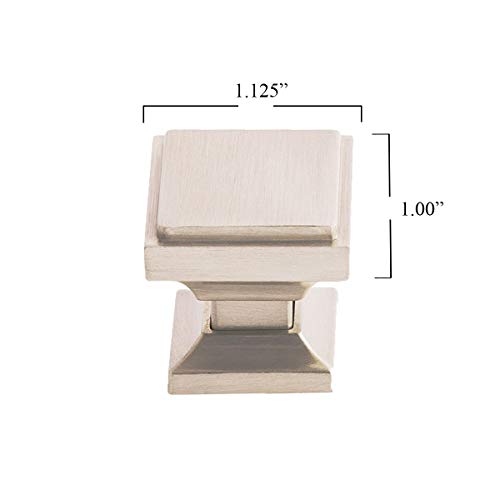 Southern Hills Brushed Nickel Cabinet Knobs - Pack Of 5 - Satin Nickel Knobs For Cabinets And Drawers, Nickel Kitchen Cabinet Knobs, Cabinet Door Knobs, Brushed Nickel Cabinet Pulls, Shkm002-Sn-5 #TOP2