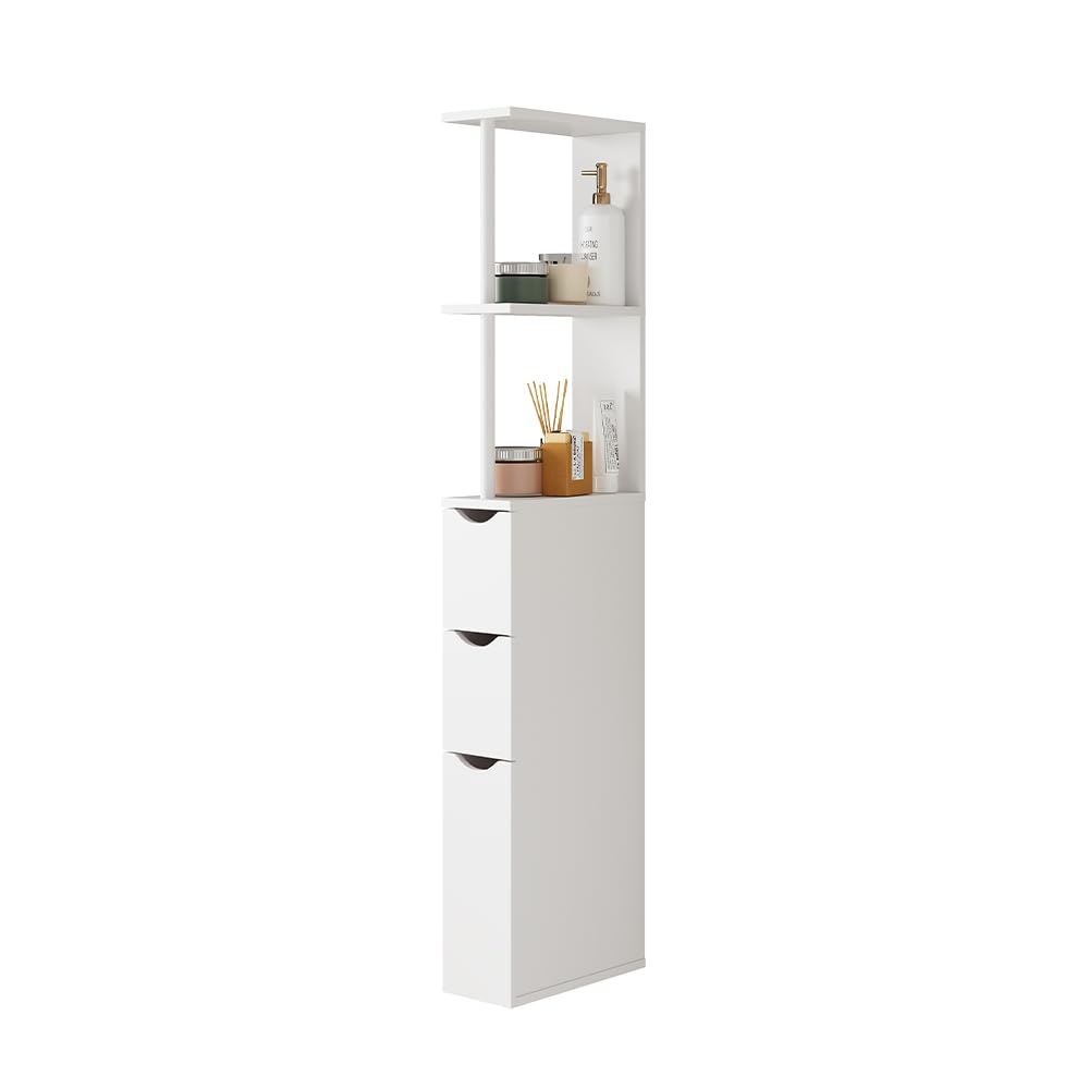 Vicco Mobile da bagno Vera, Bianco, 15 x 137 cm