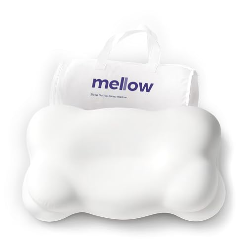 Mellow Cloud Alignment Pillow – Ergonomic Support for Neck & Spinal Alignment, Dual Height,...