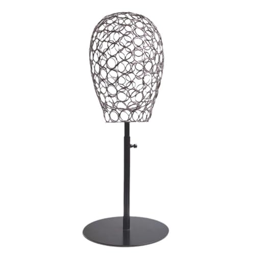 Porte-chapeau et support perruque en fer pour décoration intérieure