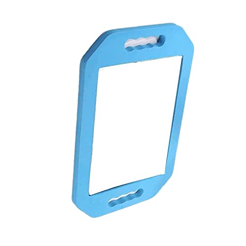 Mpowtech Handle Mirror - 2 Pack Hand Mirror With Double Handle Durable Hand Held Mirrors For Barbershop - Barber Mirror For Hair And Beauty Salon - Lightweight Foam Handheld Haircut Mirrors (Blue) #TOP3