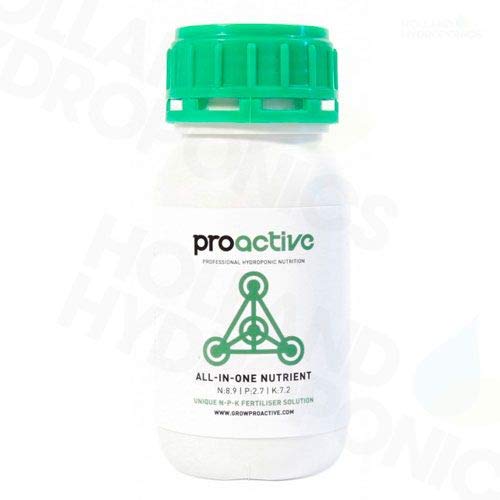 Proactive All-In-One Nutrient 1l by Jeff winterborne - Hydroponics growth nutrients/suppliment for grow high yield