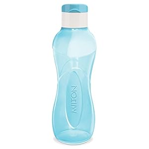 MILTON I Go Flip Plastic Water Bottle, 750 ml, Blue | Sports | Gym | Home | Kitchen | Travel Bottle | Hiking | Treking | Reusable