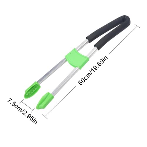 Pinza recogedora de basura mango largo para limpiar exterior desagüe y canalón 6