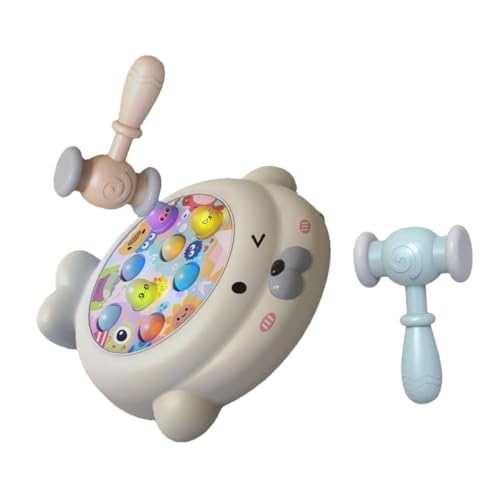 Jeu à frapper la taupe en plastique pour garçon et fille de 1 à 3 ans
