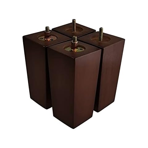 GOSCHE 15cm Wooden Sofa Legs Set of 4 Cover