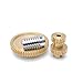 HOMEXO 0.8M 304 Stainless Steel Worm Brass Gear Turbine Worm Gear Set 1:20/30/40/50/60 Teeth Industrial Accessories 1set (Color : Worm 5mm, Size : 35 Teeth-8mm)