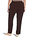 Briggs New York Women's Petite All Around Comfort Pant, Brown, 8P