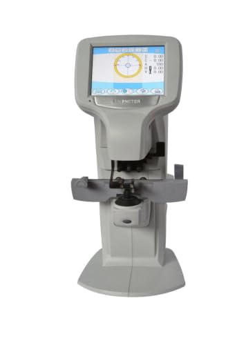 Image of Justice Auto Lensmeter JS 700 (Button /Touch Screen) | PD UV and Blue Block Detection, Optical Lens Analyser, Sphere Cylinder Axis, Built-in Printer, Ophthalmic Equipment