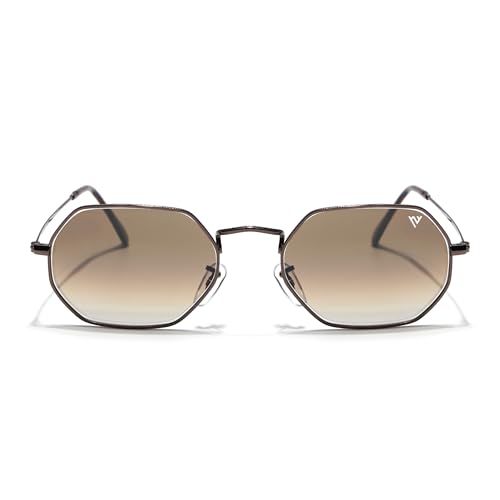Image of Voyage UV Protection & Gradient Hexagonal Sunglasses for Men & Women