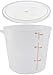 CAMBRO RFS6PP190 Camwear 6-Quart Round Food Storage Container with Lid